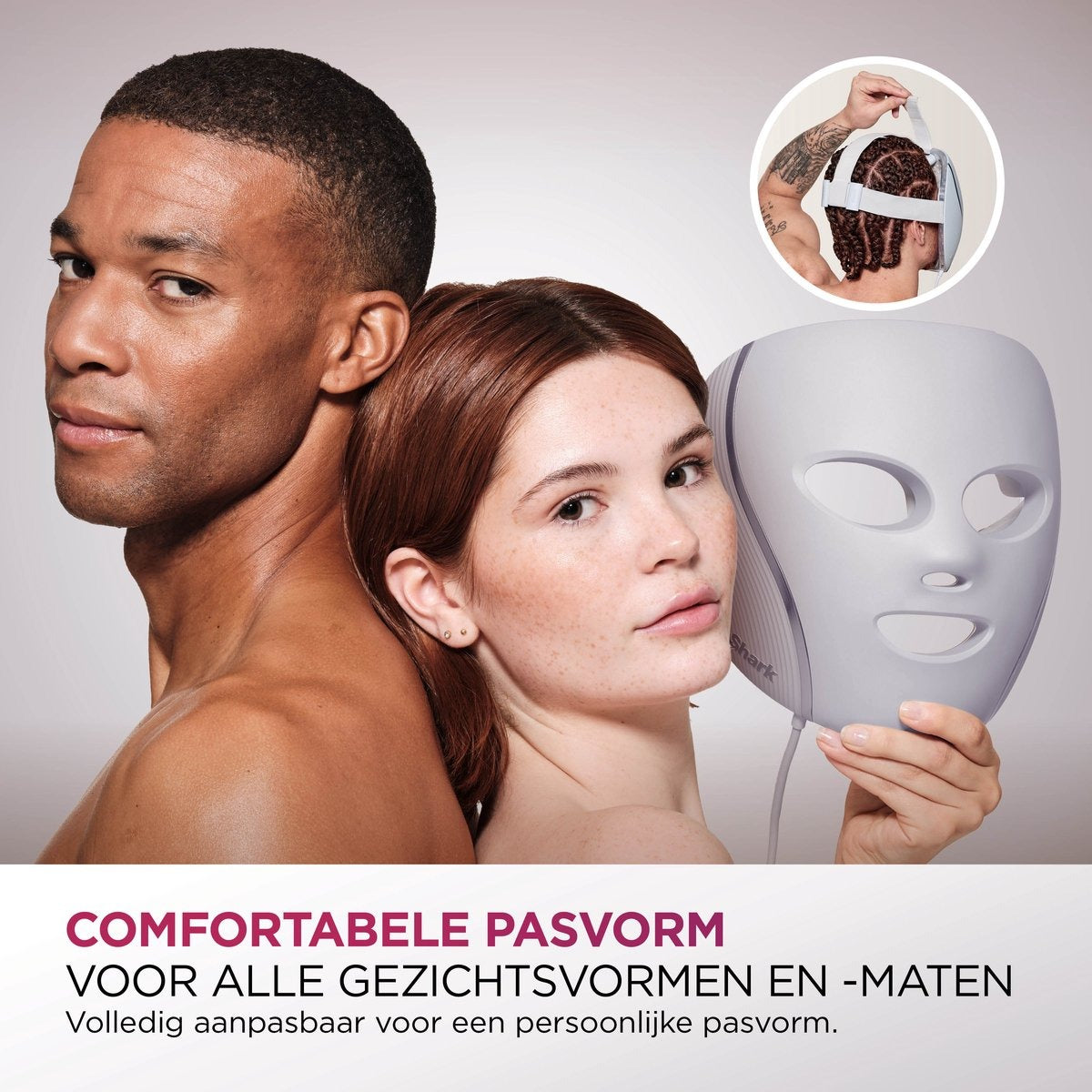 Shark CryoGlow LED Gezichtsmasker - FW312EUPL