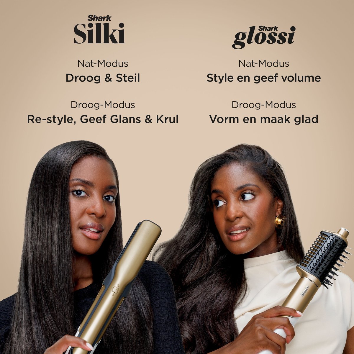 Shark Glam 5-in-1 Multistyler en Föhn - HD6052SEU