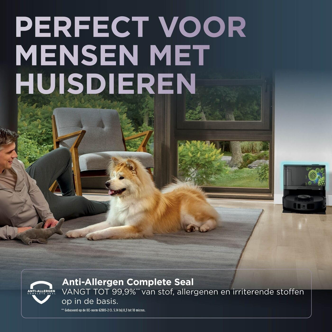 Shark PowerDetect NeverTouch Pro 2-in-1 Robotstofzuiger - RV2800YEEU