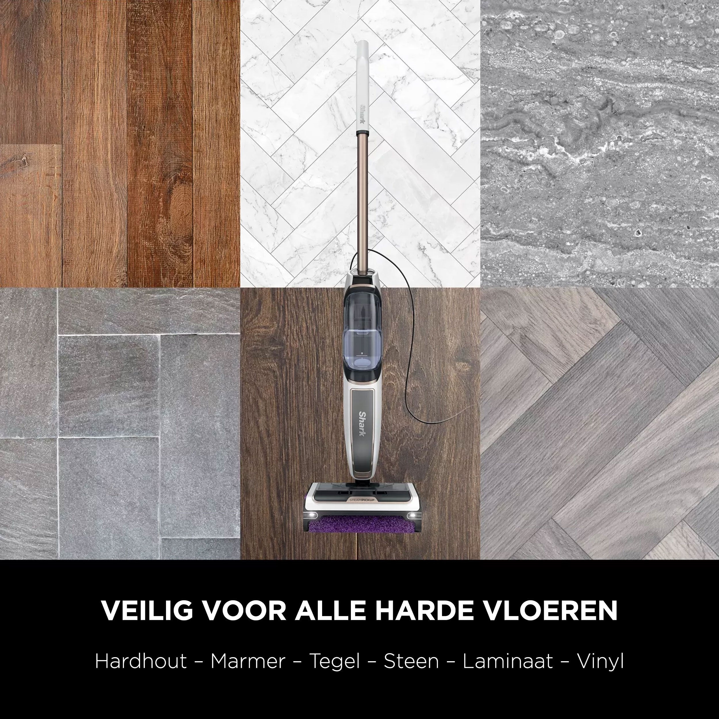 Shark 3-in-1 SteamPickUp Stoomreiniger - SD200EU