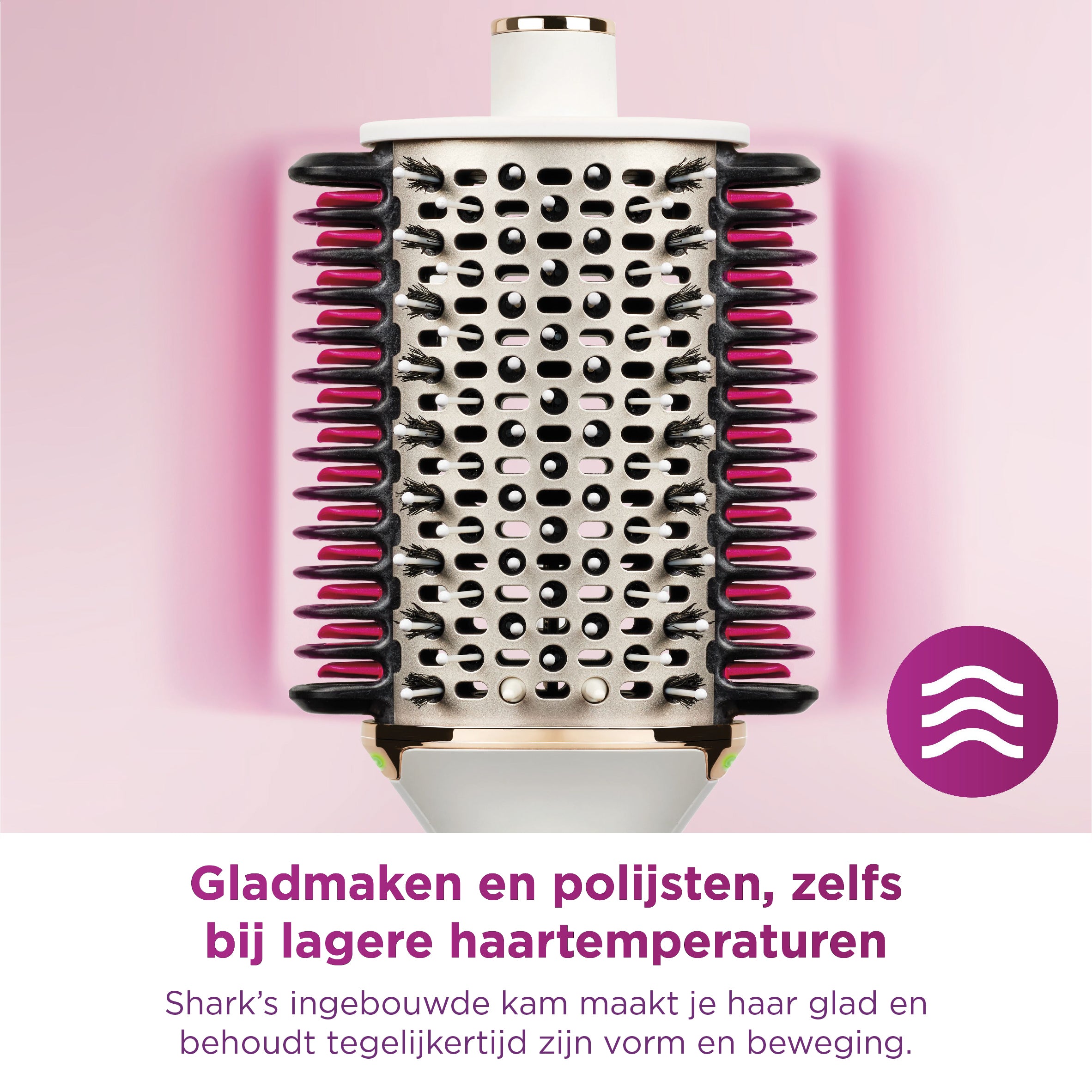 Shark SmoothStyle Föhnborstel met Opbergetui - HT212EU