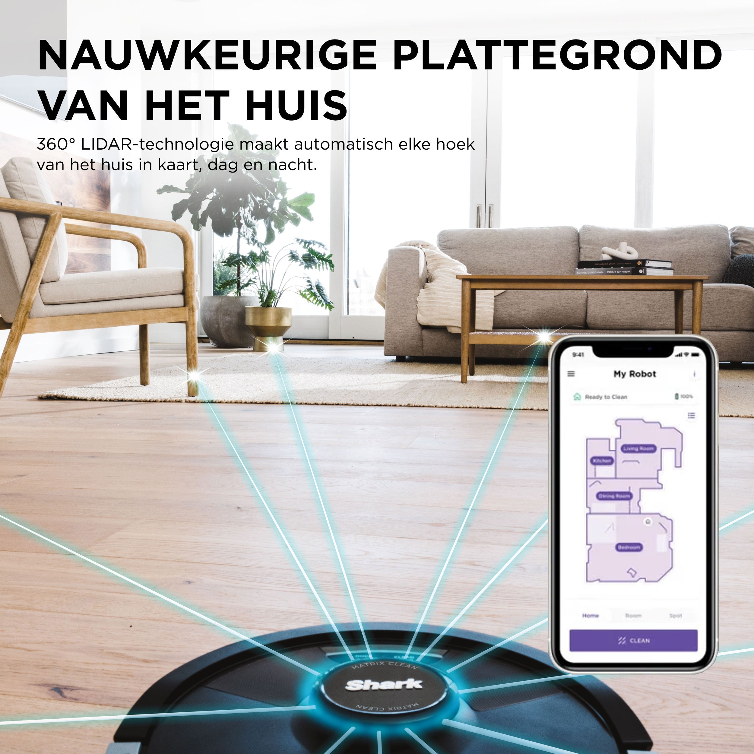 Shark Matrix Plus 2-in-1 Robotstofzuiger - RV2620WAEU