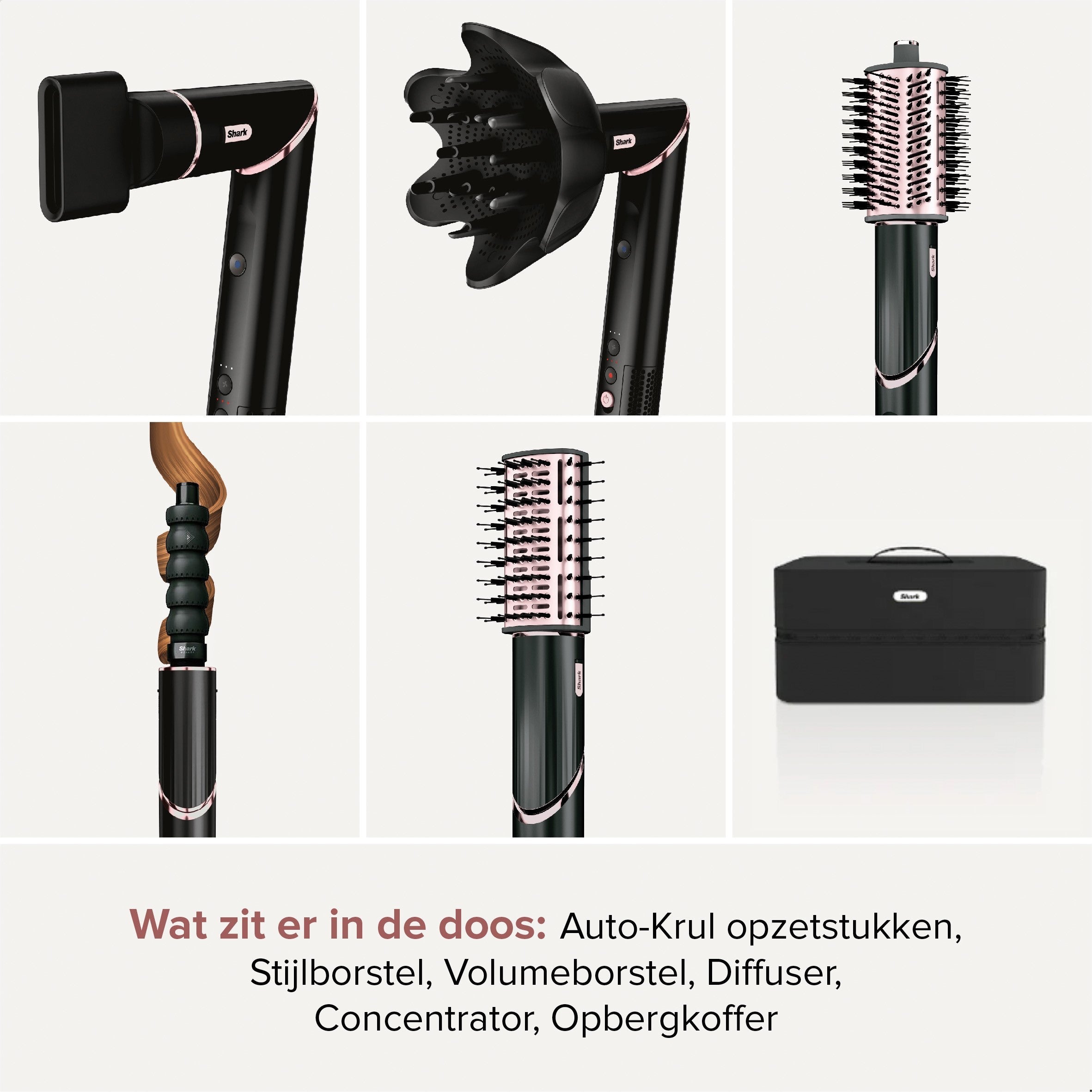 Shark FlexStyle 5-in-1 Multistyler & Föhn - Verbeterd 2025 Model - HD446EU