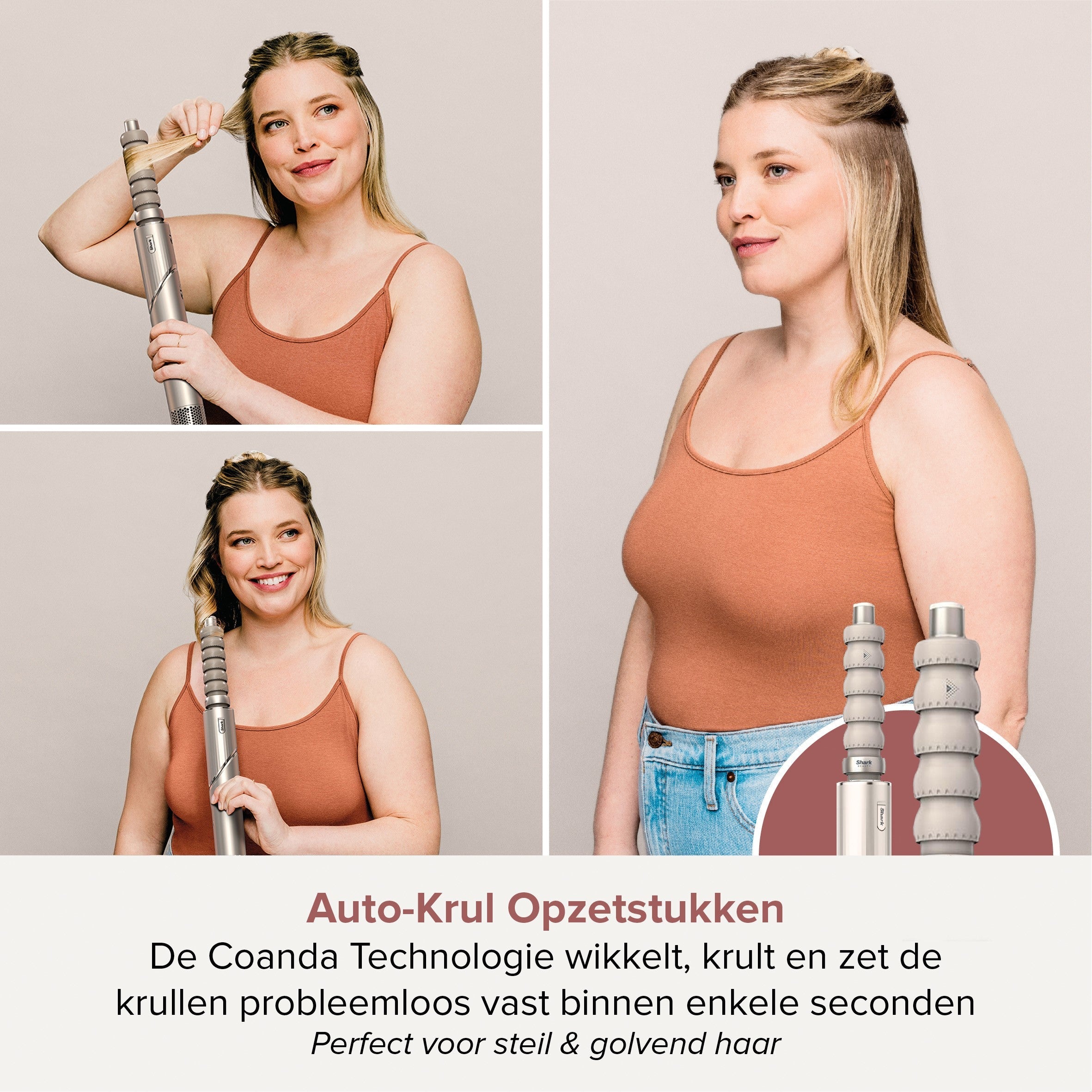 Shark FlexStyle 5-in-1 Multistyler & Föhn - Verbeterd 2025 Model - HD446SLEU