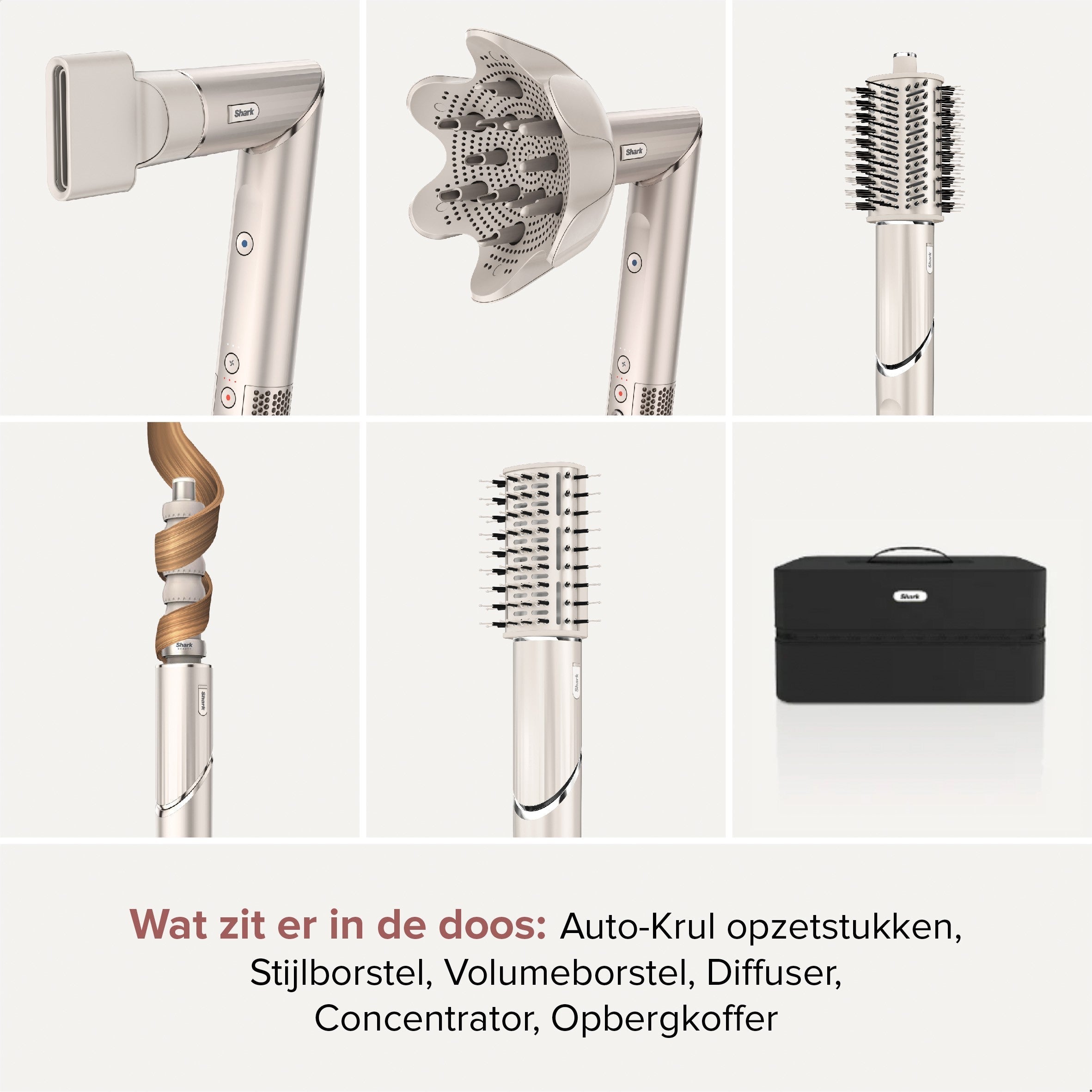 Shark FlexStyle 5-in-1 Multistyler & Föhn - Verbeterd 2025 Model - HD446SLEU