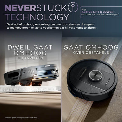Shark PowerDetect NeverTouch Pro 2-in-1 Robotstofzuiger - RV2800YEEU