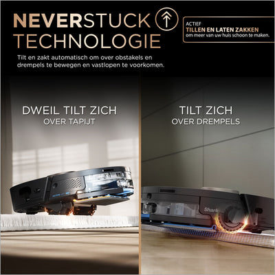 Shark PowerDetect NeverTouch Pro 2-in-1 Robotstofzuiger - RV2800ZEEU